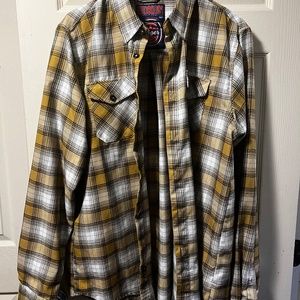 Dixxon Lager Flannel Gold/Black/White